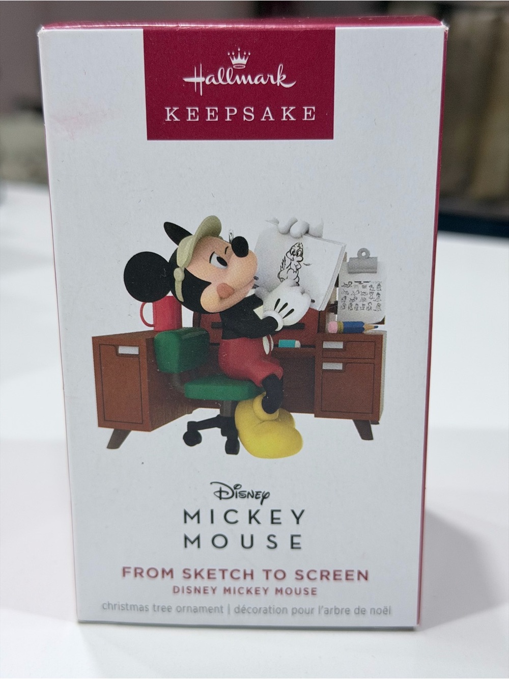 Hallmark Mickey Mouse Ornament - Red, Green, Yellow, Black - Picture 1 of 3